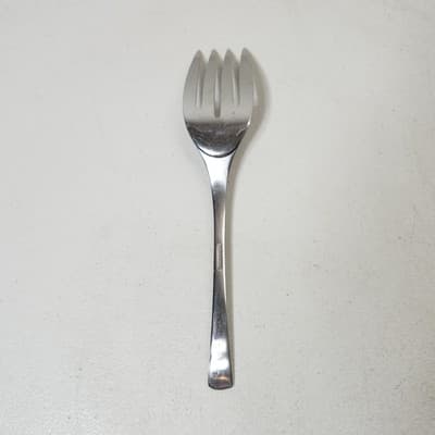 Dalia Spain Braque Modernist Serving Fork 8.5" Stainless Flatware - Thumbnail 3