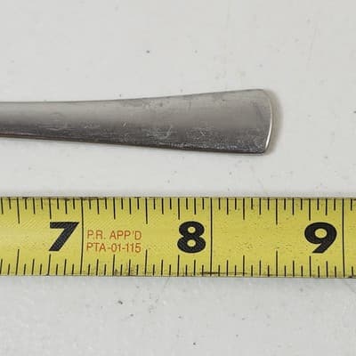 Dalia Spain Braque Modernist Serving Fork 8.5" Stainless Flatware - Thumbnail 4