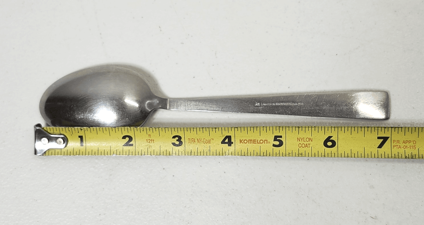 Lauffer Holland 18/8 Stainless Spoon 7" Flatware Kitchen Utensil - Thumbnail 2