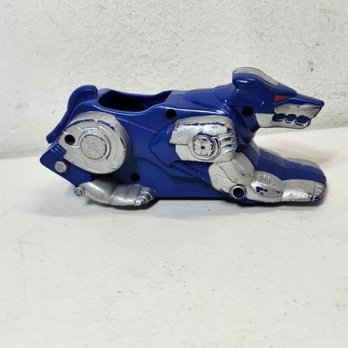 Vintage Mighty Morphin Power Rangers Pink Jet Vehicle And Blue Cat Kids Toy Lot - Thumbnail 9