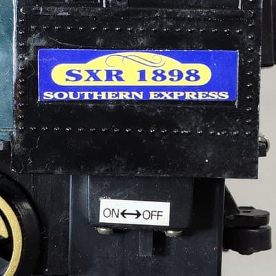 Vintage Southern Express Train SXR 1898 Locomotive Green - Thumbnail 10