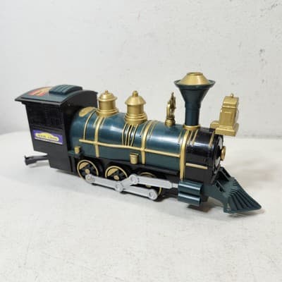 Vintage Southern Express Train SXR 1898 Locomotive Green - Thumbnail 6