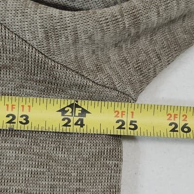 Greg Norman Sweater Mens Large Brown Button 1/4 Pullover Sweatshirt - Thumbnail 2