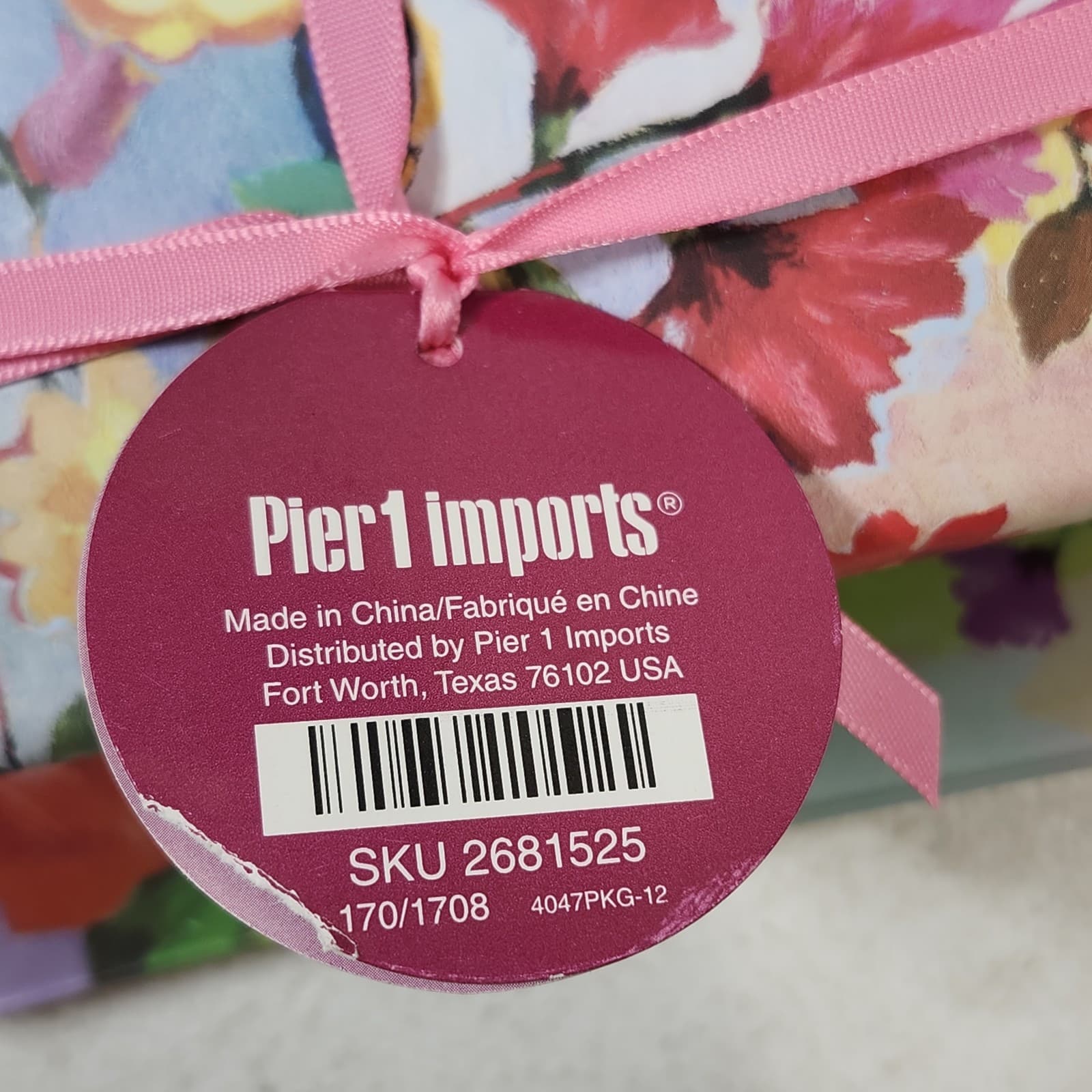 Pier 1 Imports Colorful Floral Scented Soap With Dish Bathroom Decor NEW - Thumbnail 7