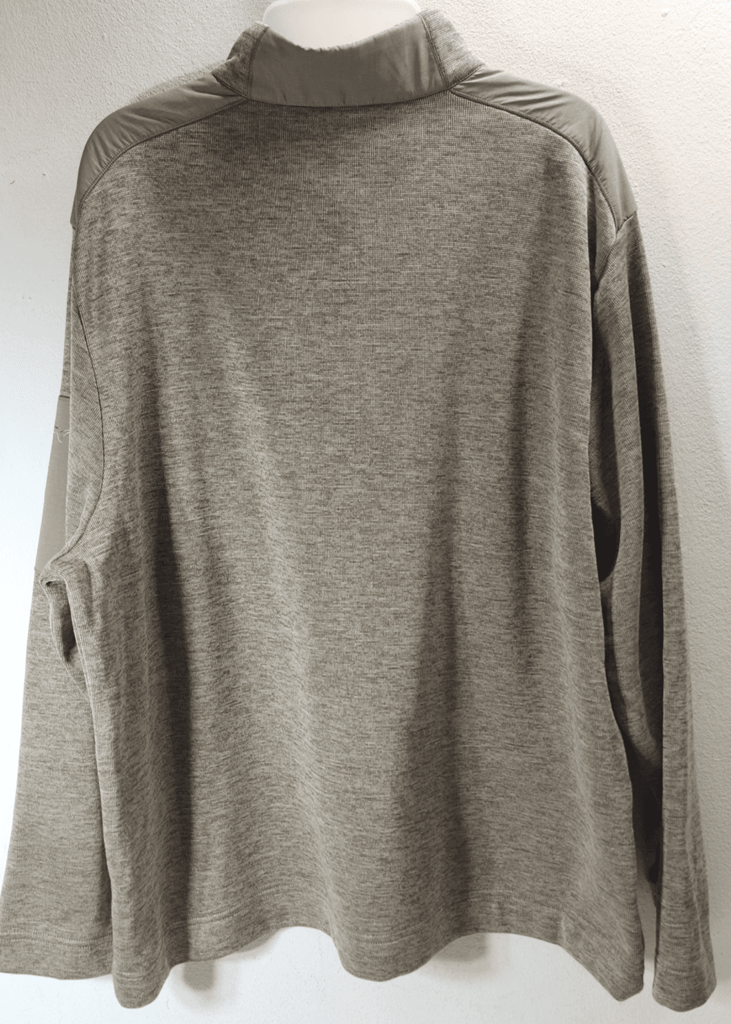 Greg Norman Sweater Mens Large Brown Button 1/4 Pullover Sweatshirt - Thumbnail 4