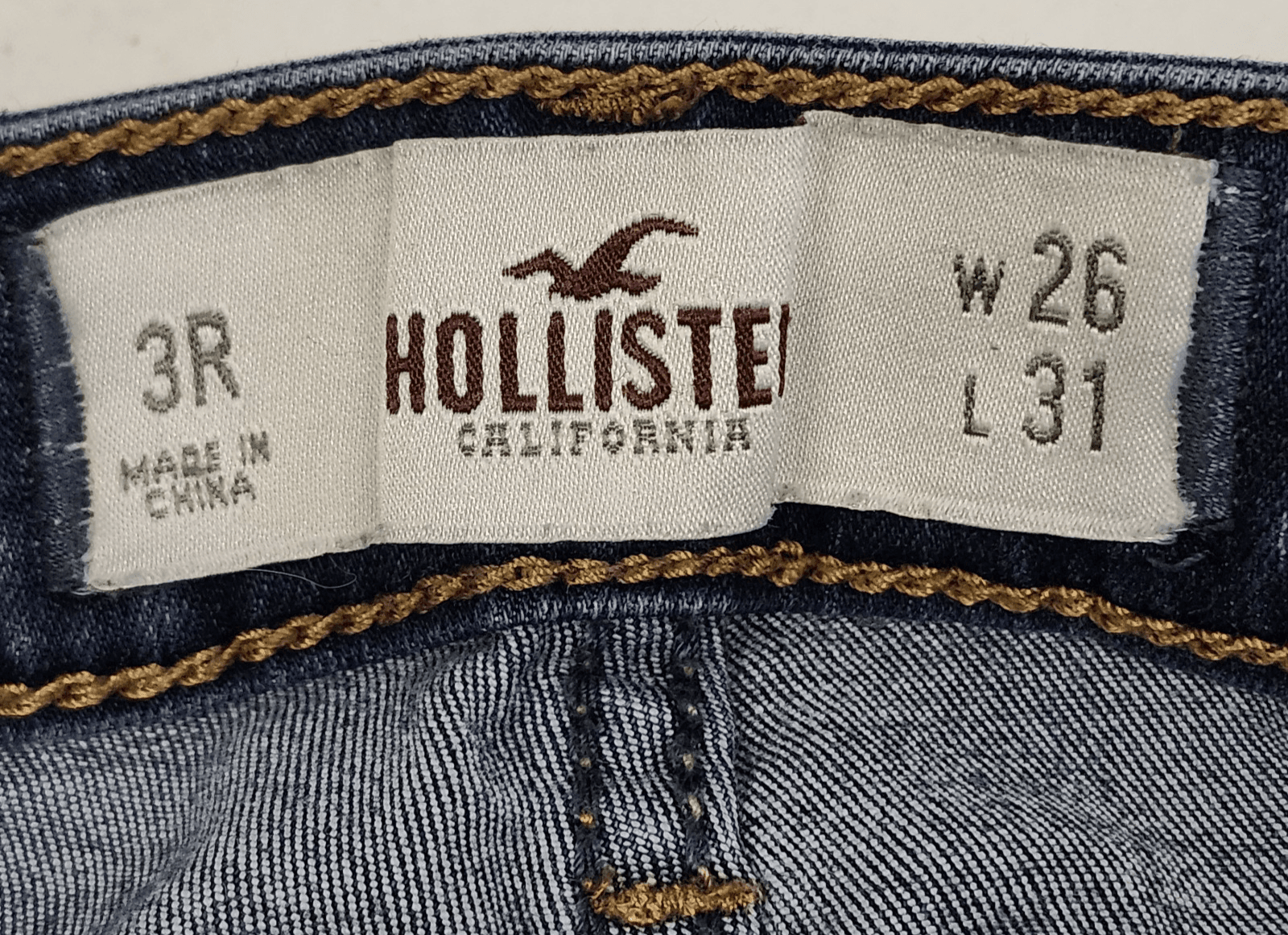 Hollister Womens Low Rise Jeans Size 3 Blue Stretch Denim Pants - Thumbnail 7