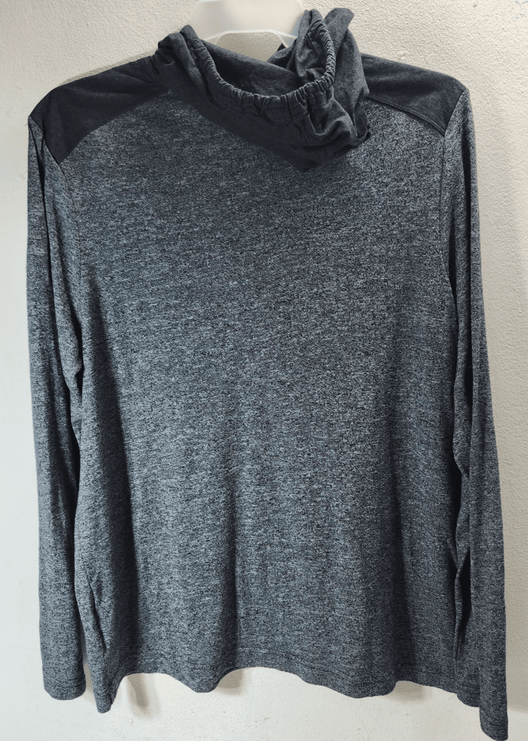 Rock & Republic Mens Size XXL Hooded Shirt Gray 4 Button Front Pockets - Thumbnail 4