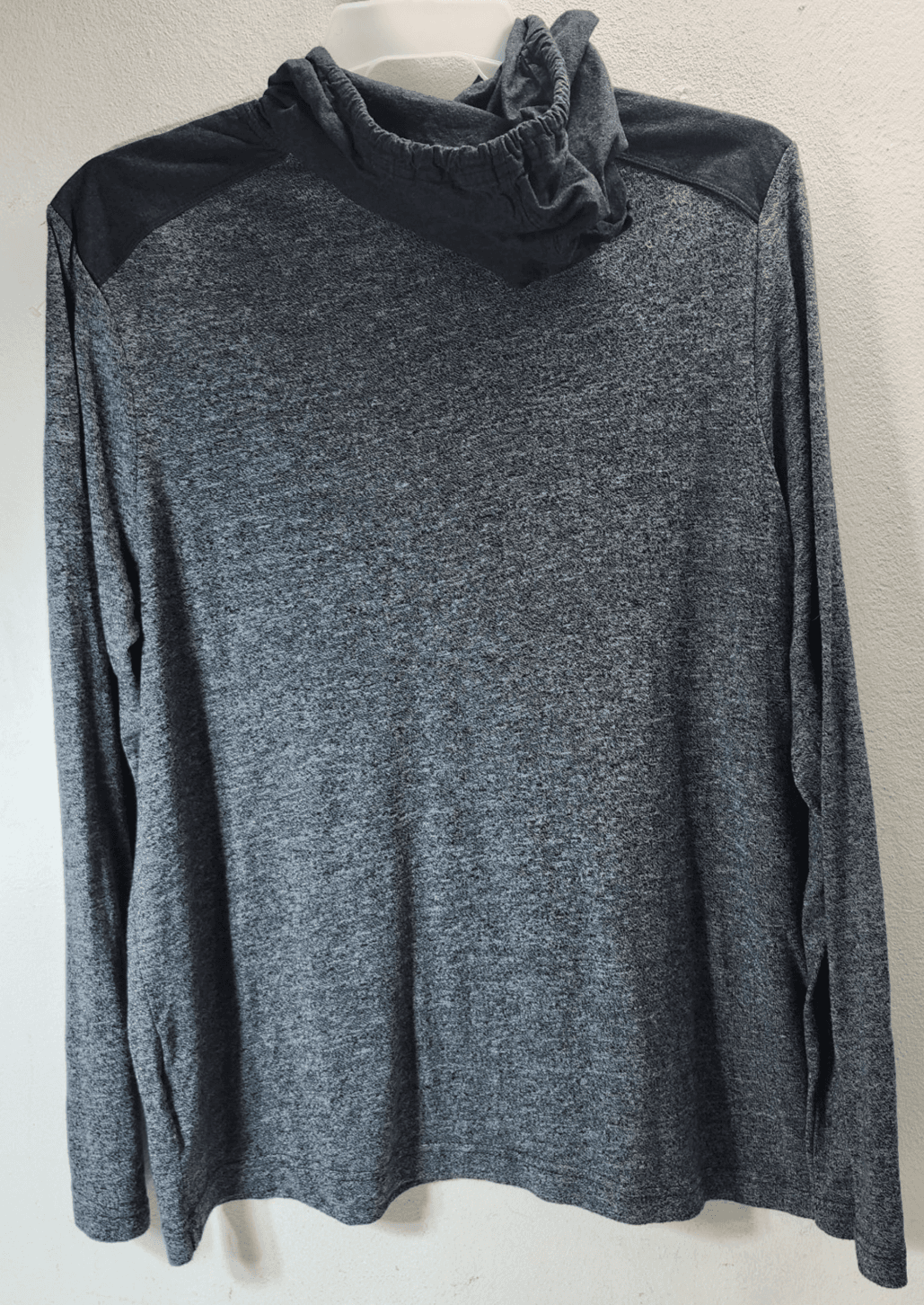 Rock & Republic Mens Size XXL Hooded Shirt Gray 4 Button Front Pockets - Thumbnail 6