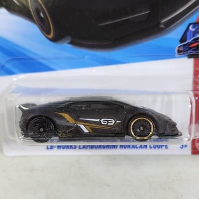 2026 Hot Wheels LB Works Lamborghini Huracan Coupe Nightspeed Car 1/64 Toy NEW - Thumbnail 2