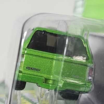 1/64 1992 GMC Typhoon Custom Green Johnny Lightning Collector Tin Toy Vehicle - Thumbnail 7