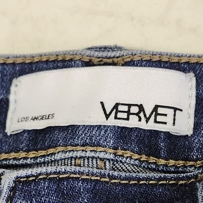 Vervet Women’s 26 Jeans Mid Rise Blue Denim Pants - Thumbnail 7