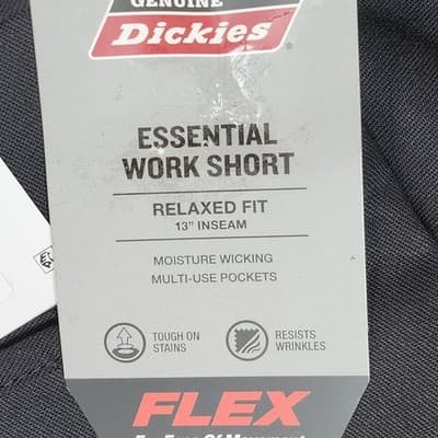 Men's Dickies Relaxed Fit Shorts Size 44 Black Work With Pockets NEW - Thumbnail 9