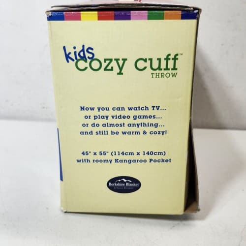 Kids Cozy Cuff Throw Blanket Super Plush 45in x 55in Soft & Cozy - Thumbnail 7