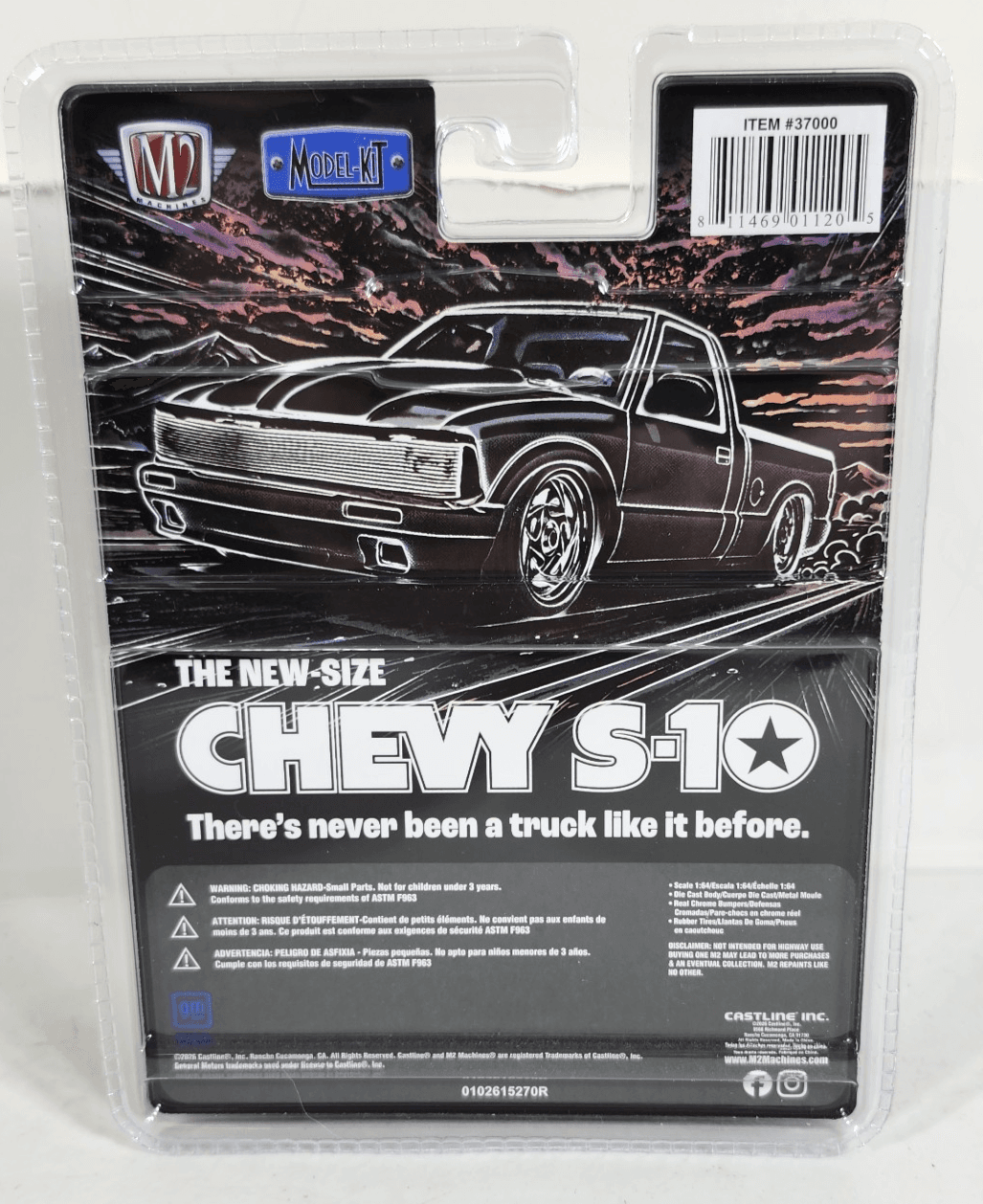 2026 M2 Machines Model Kit 1995 Chevrolet S10 R85 26-02 W/ Car Lift 1/64 Toy NEW - Thumbnail 6