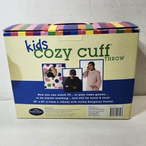 Kids Cozy Cuff Throw Blanket Super Plush 45in x 55in Soft & Cozy - Thumbnail 6