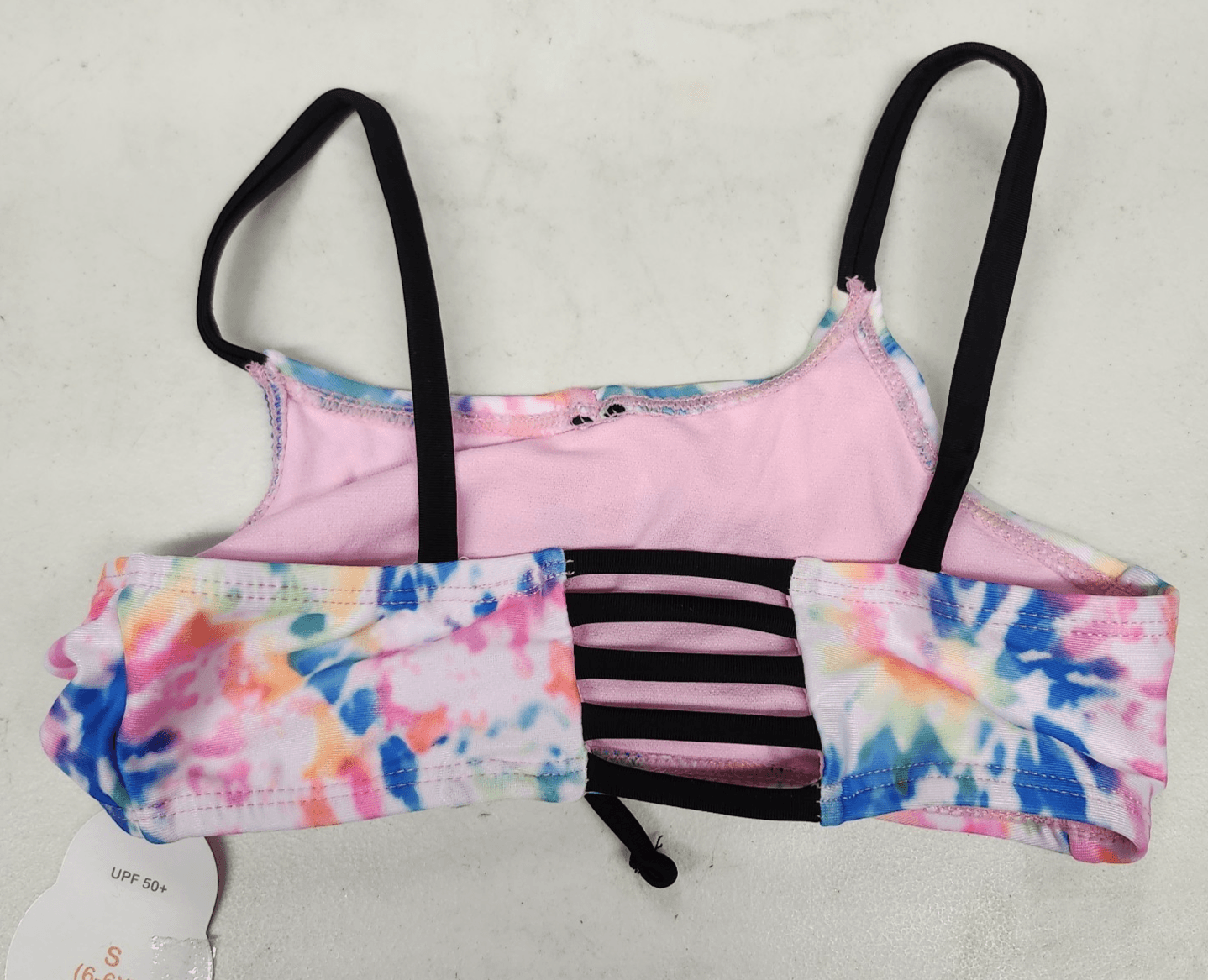 Wonder Nation Girls Colorful Swim Top Bikini Size Small 6-6X NEW - Thumbnail 4