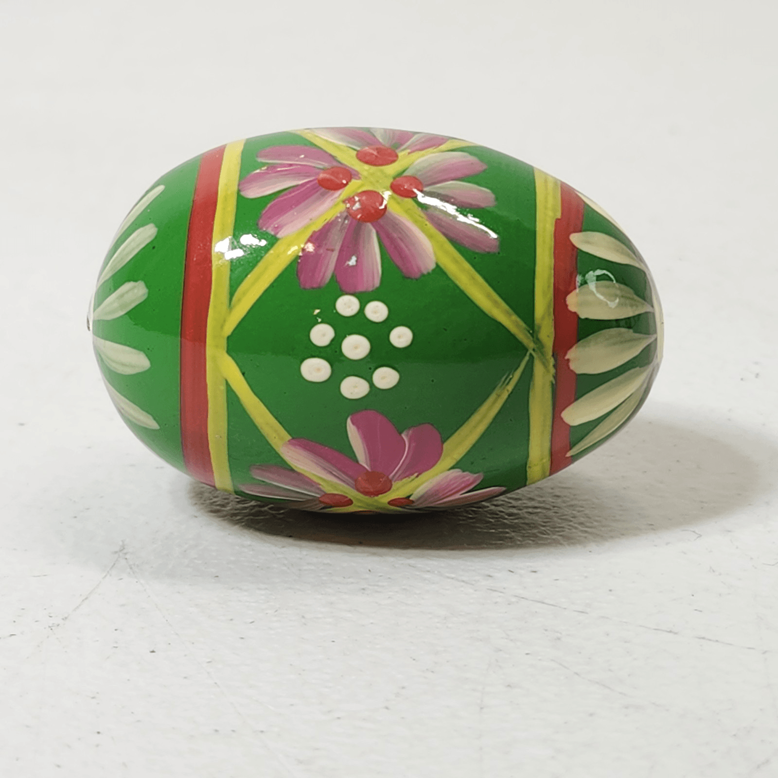 Vintage Decorative Easter Egg Hand Painted - Thumbnail 5