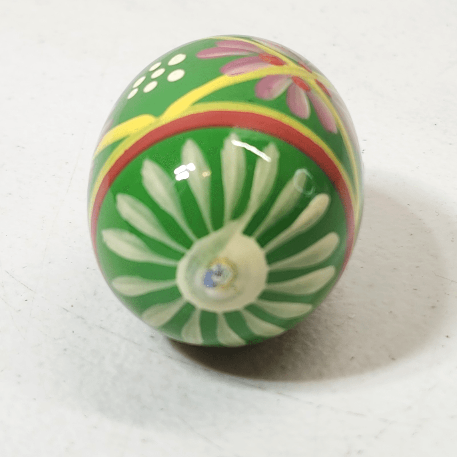 Vintage Decorative Easter Egg Hand Painted - Thumbnail 3