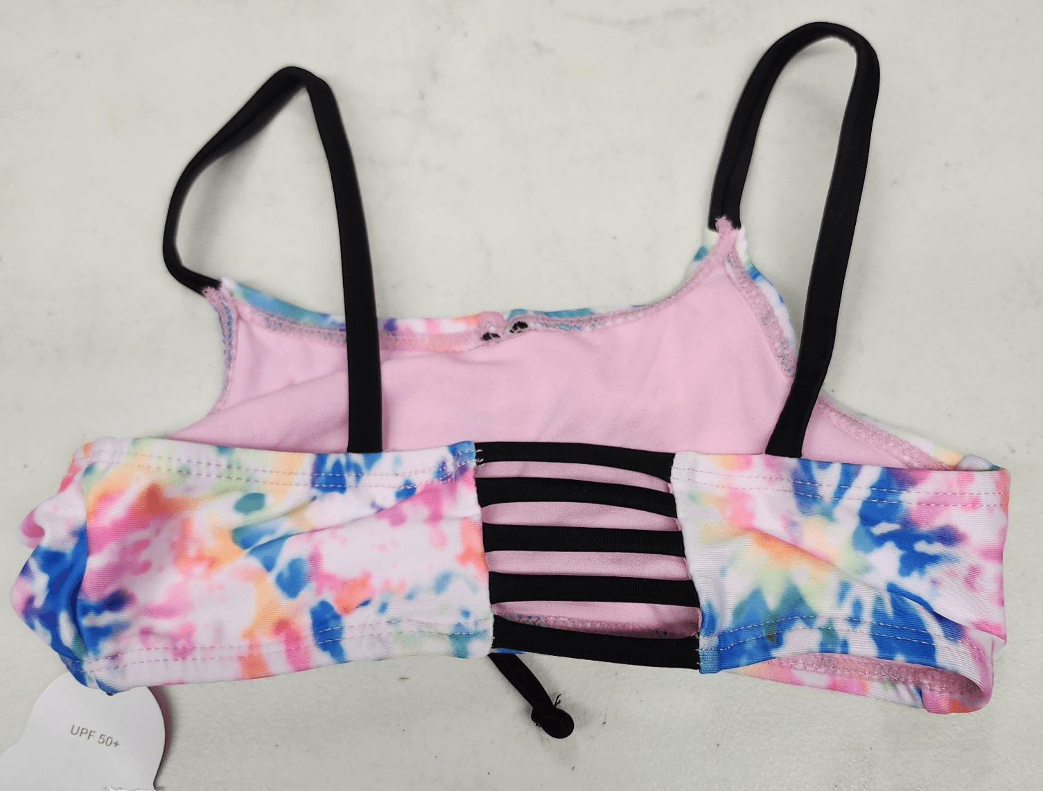 Wonder Nation Girls Colorful Swim Top Bikini Size Small 6-6X NEW - Thumbnail 2