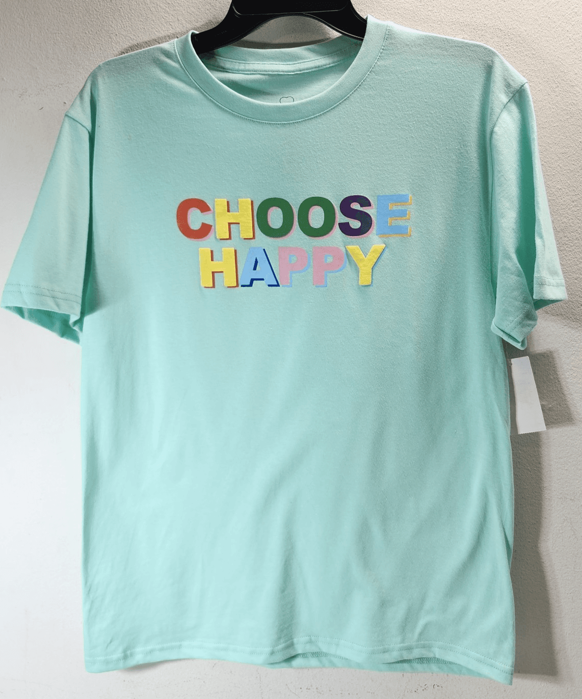 Phluid Project Mens TShirt Size M Choose Happy Green Short Sleeve Tee NEW - Thumbnail 5