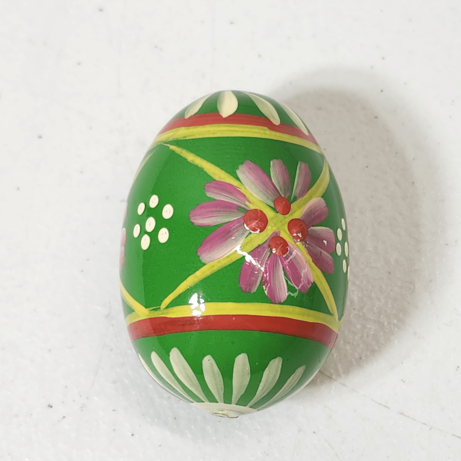Vintage Decorative Easter Egg Hand Painted - Thumbnail 4