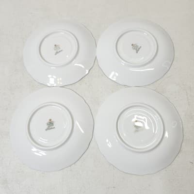 Franconia Krautheim Selb Bavaria Platina Plates 6" Platinum Rim Set of 4 - Thumbnail 6