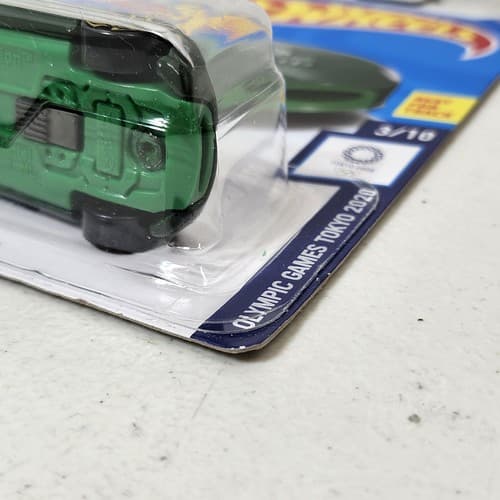 2020 Hot Wheels #203 Olympic Games Tokyo 2020 Fast Felon Green Car 1/64 Toy NEW - Thumbnail 6