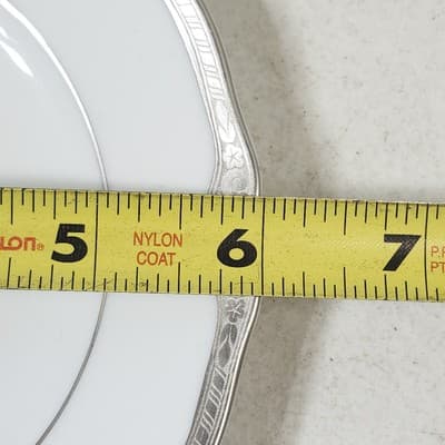 4 Franconia Krautheim Selb Bavaria Platina Plates 6" Platinum Rim - Thumbnail 2