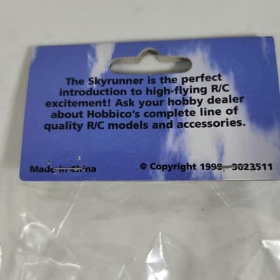 Hobbico Skyrunner R/C Propeller Airplane Part Bundle Lot Of 3 Model HCAQ3001 NEW - Thumbnail 6