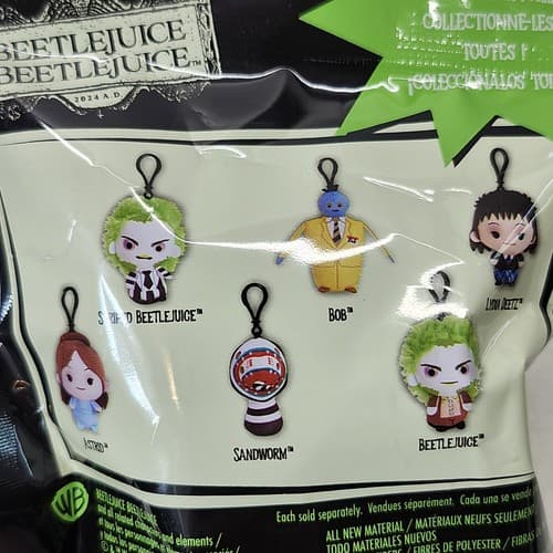 Beetlejuice Clip-On Plush Mystery Blind Pack Kids Toy Sealed NEW - Thumbnail 4
