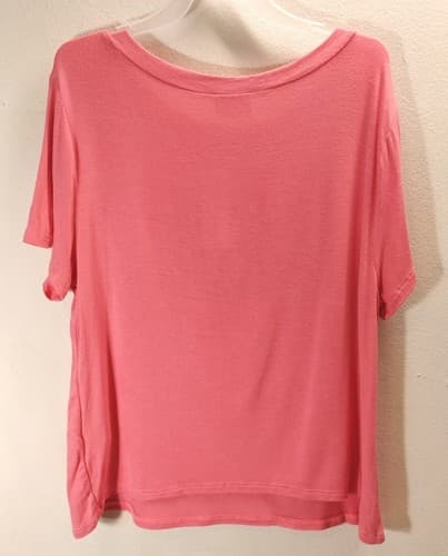 Dee Elly Womens Tshirt Size Small Short Sleeve Top Pink Made In USA NEW - Thumbnail 4