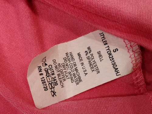 Dee Elly Womens Tshirt Size Small Short Sleeve Top Pink Made In USA NEW - Thumbnail 8