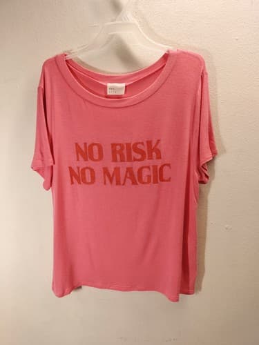 Dee Elly Womens Tshirt Size Small Short Sleeve Top Pink Made In USA NEW - Thumbnail 5