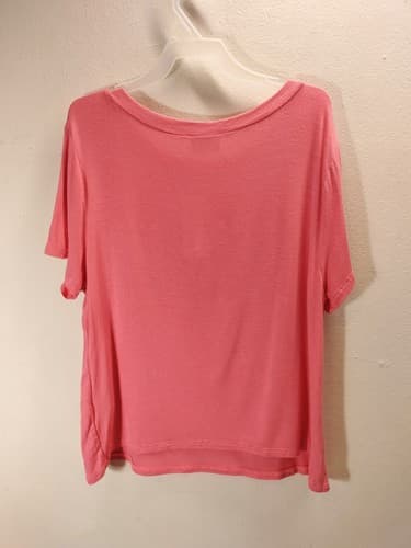 Dee Elly Womens Tshirt Size Small Short Sleeve Top Pink Made In USA NEW - Thumbnail 6