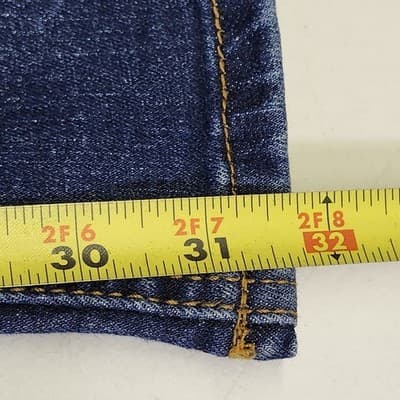 Indigo Rein Flare Leg Jeans Size 3 Blue Denim Pants Button Fly - Thumbnail 3