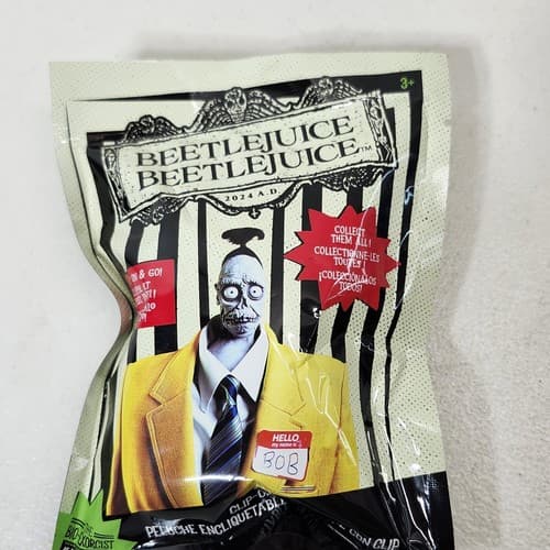 Beetlejuice Clip-On Plush Mystery Blind Pack Kids Toy Sealed NEW - Thumbnail 2