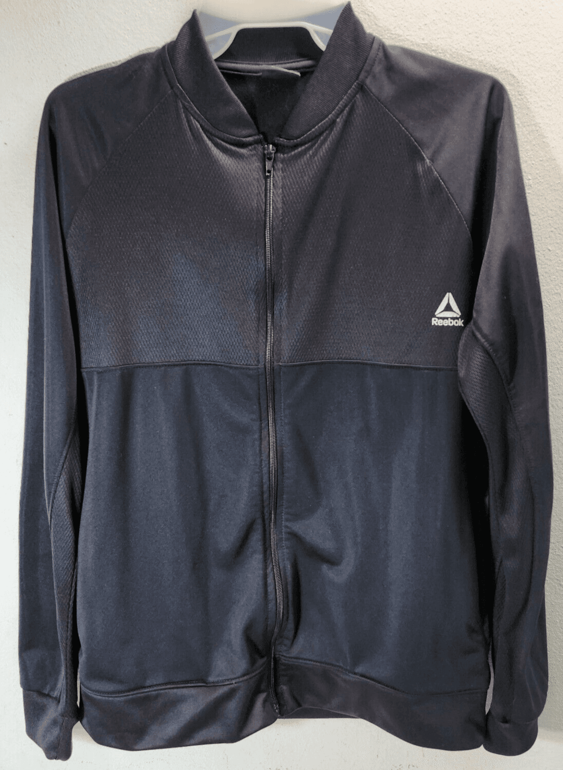 Reebok Boy's XL Track Jacket Black Athletic Full Zip W/Pockets - Thumbnail 5