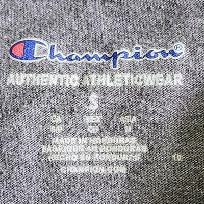 Champion Boy's Small Athleticwear Short Sleeve Logo T-Shirt Gray Youth Size - Thumbnail 7