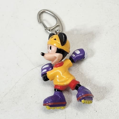 Disney Mickey Mouse Roller Blading Keychain Key Holder - Thumbnail 2
