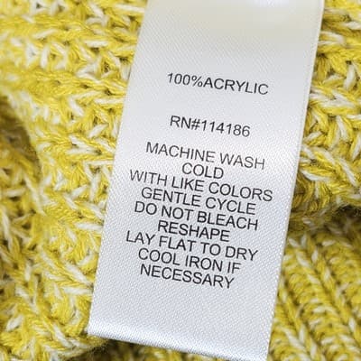 Women's Sweater Size Small Yellow Long Sleeve Pullover 89th & Madison NEW - Thumbnail 8