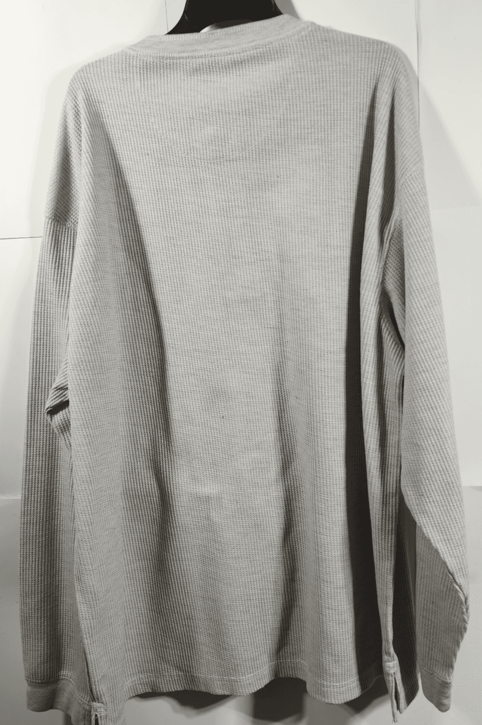 Alpine Lakes Men's XXL Henley Thermal Long Sleeve Shirt Waffle Knit Gray - Thumbnail 6