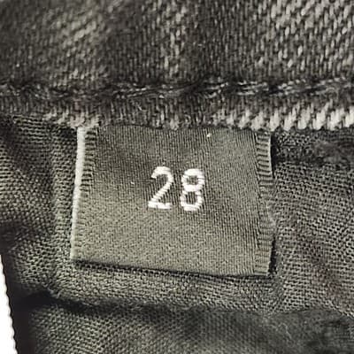 Flying Monkey Skinny Jeans Womens 28 Black Denim Mid Rise Stretch - Thumbnail 9