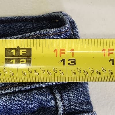Pistola Women's 26 Jeans Blue Denim Mid Rise Raw Hem Ankle - Thumbnail 2