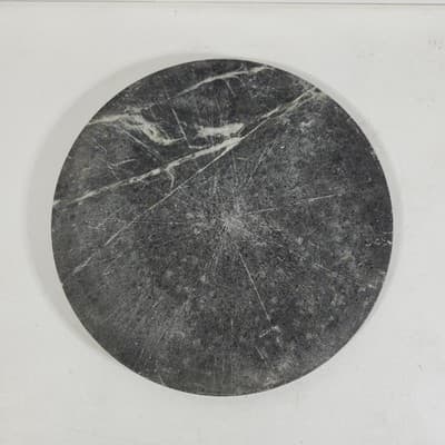 All Clad 13" Pizza Baker Stone With Stainless Steel Frame Serving Tray Handles - Thumbnail 6