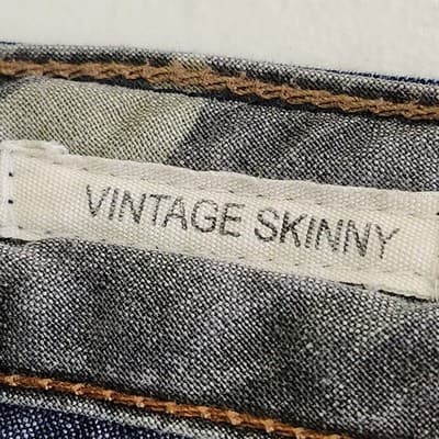 Weatherproof Vintage Men’s 34X32 Jeans Blue Denim Stretch Skinny Fit - Thumbnail 8