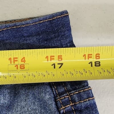 Weatherproof Vintage Men’s 34X32 Jeans Blue Denim Stretch Skinny Fit - Thumbnail 2