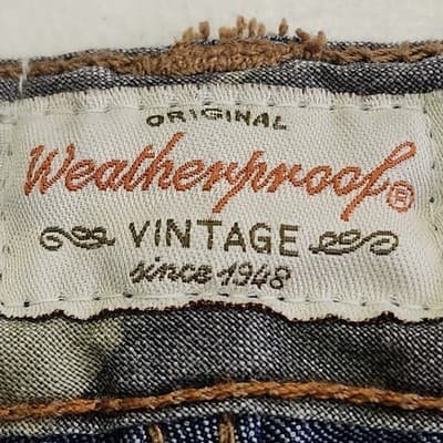 Weatherproof Vintage Men’s 34X32 Jeans Blue Denim Stretch Skinny Fit - Thumbnail 7
