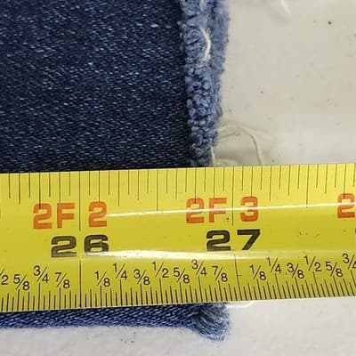 Pistola Women's 26 Jeans Blue Denim Mid Rise Raw Hem Ankle - Thumbnail 3
