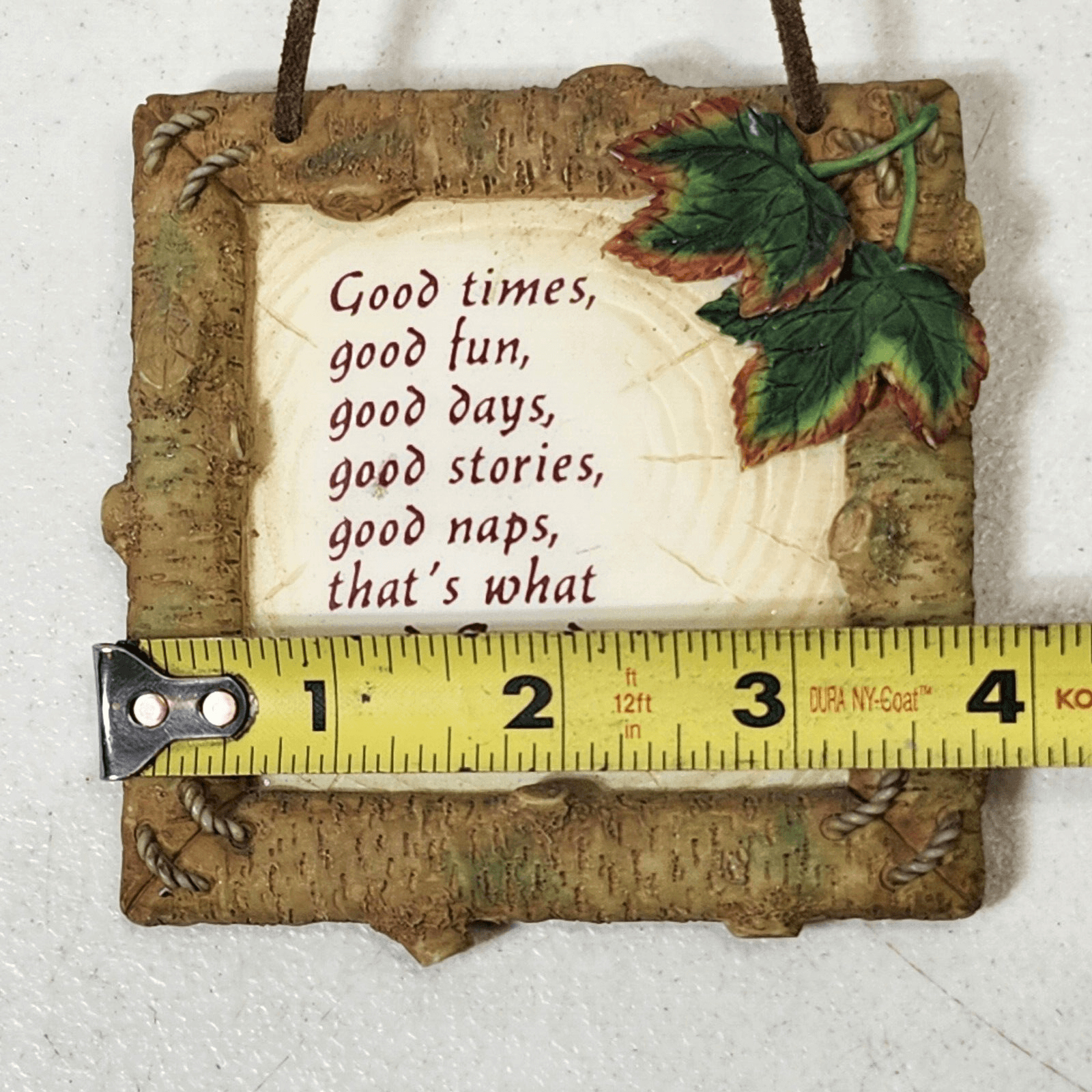 Stone Canyon Good Grandpas Quote Ceramic Plaque Wall Hanger Home Decor Enesco - Thumbnail 4
