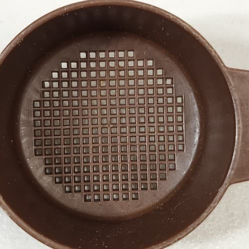 Tupperware Brown Tea Strainer Egg Separator 1970s - Thumbnail 5
